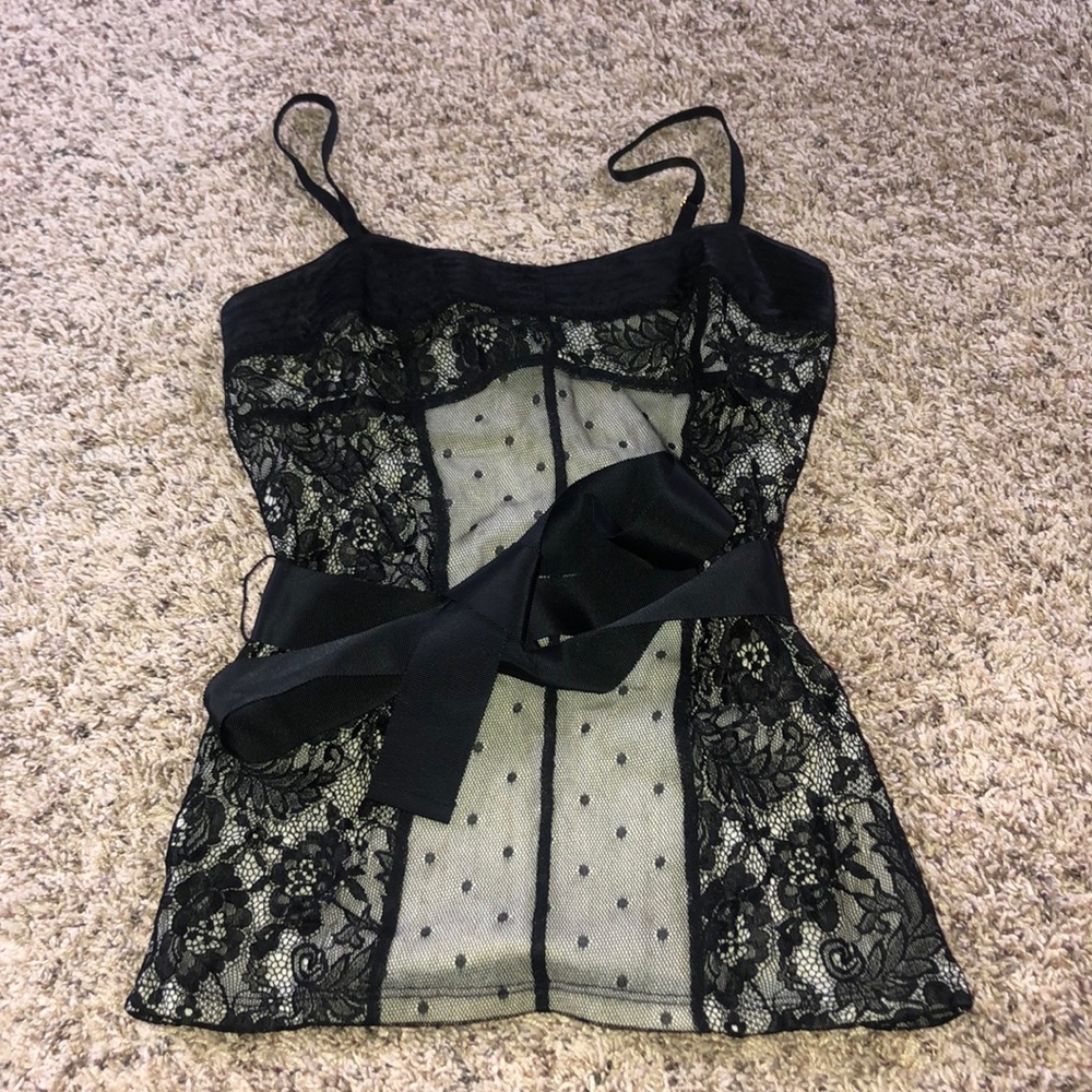 laced tank top